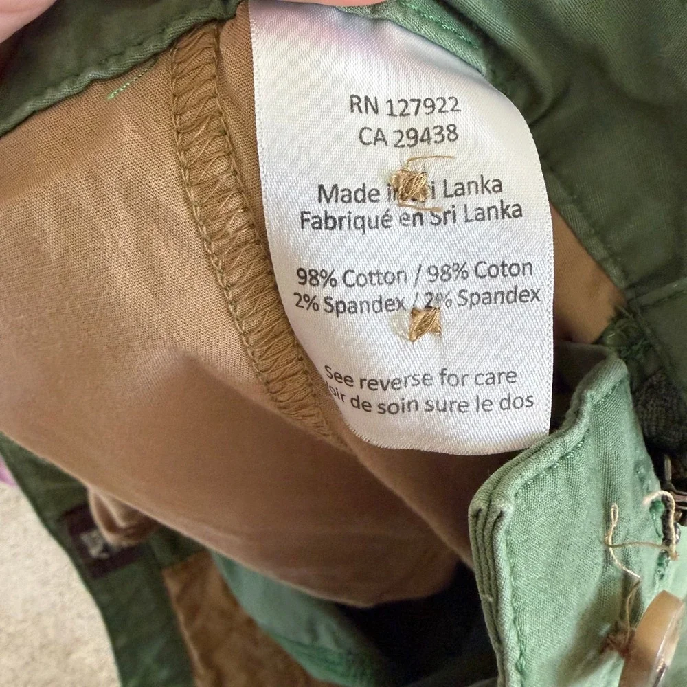 Mountain Khakis Mens Olive Green Classic Fit Chino Shorts Size 40x8 Cotton Blend
